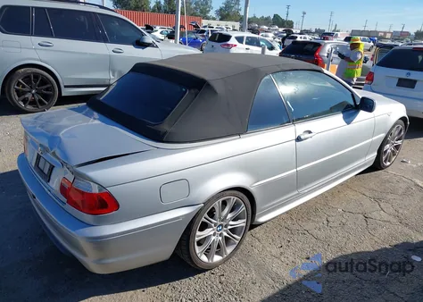 2004 BMW 330Ci из США, поврежденный, VIN WBABW53444PL48154